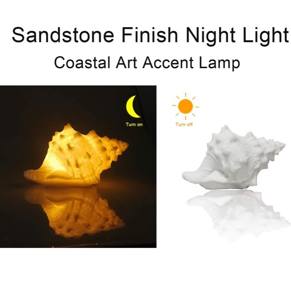 Coral shell night lIght. - Picture 3 of 7